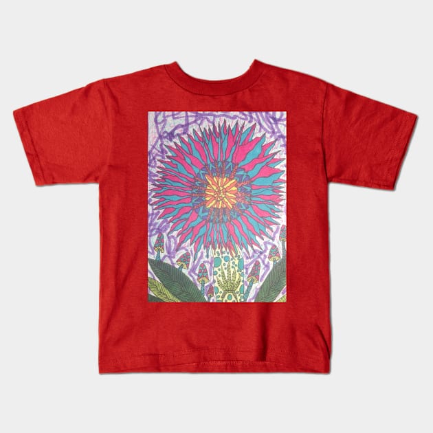 Tye dye Kids T-Shirt by JJs art 